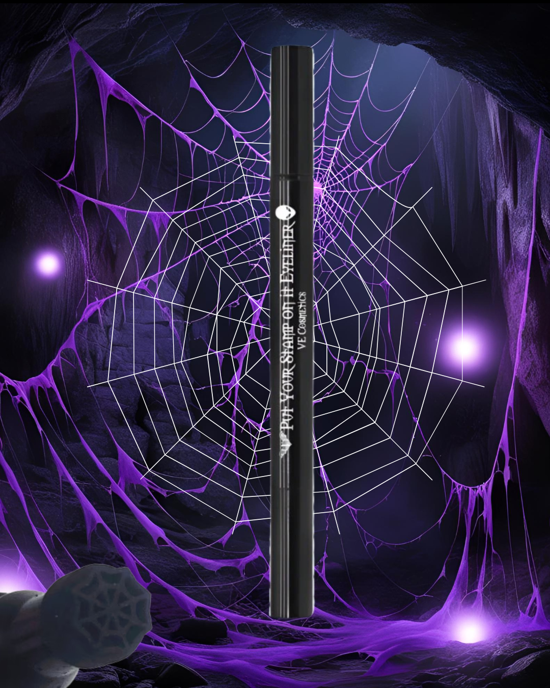 Black Cobweb Stamp n Seal Liner