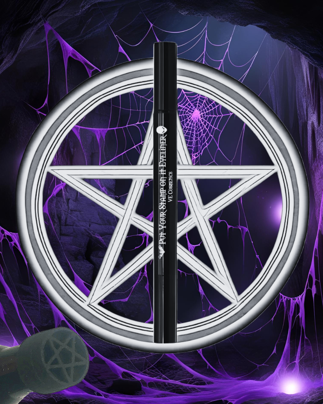 Black Pentacle Stamp n Seal Liner