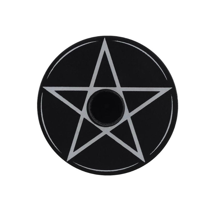 Pentagram Spell Candle Holder