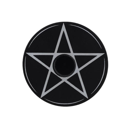 Pentagram Spell Candle Holder